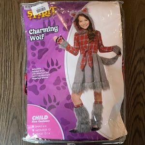 Charming wolf costume